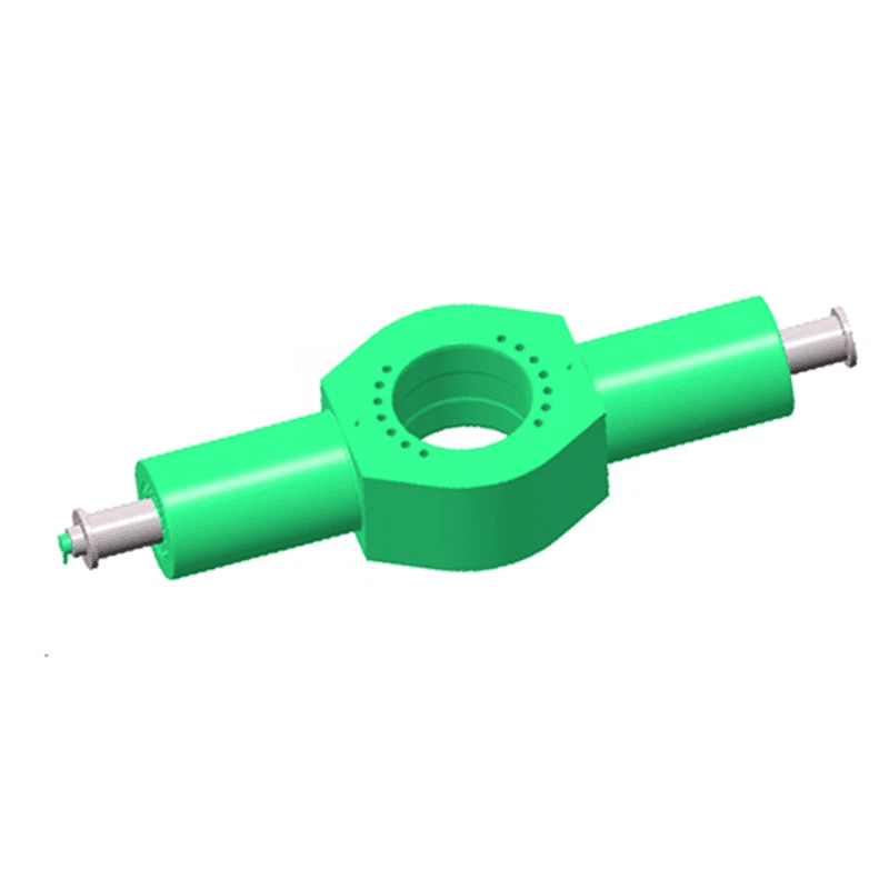 Hidravlični stiskalni cilinder z dvojnim delovanjem