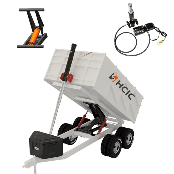 Visokotlačni hidravlični oljni cilinder velikih ton HSG za prekucni priklopnik