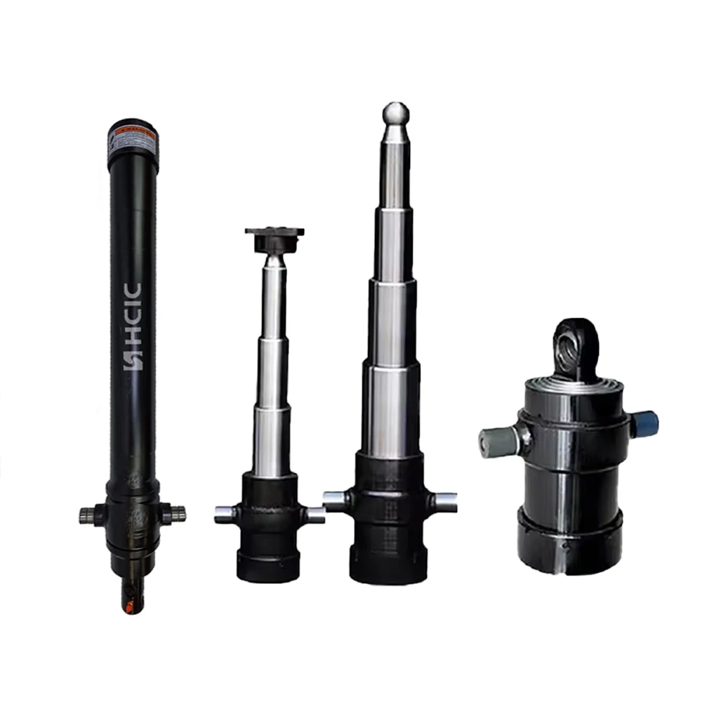 Večstopenjski hidravlični cilinder majhne prikolice