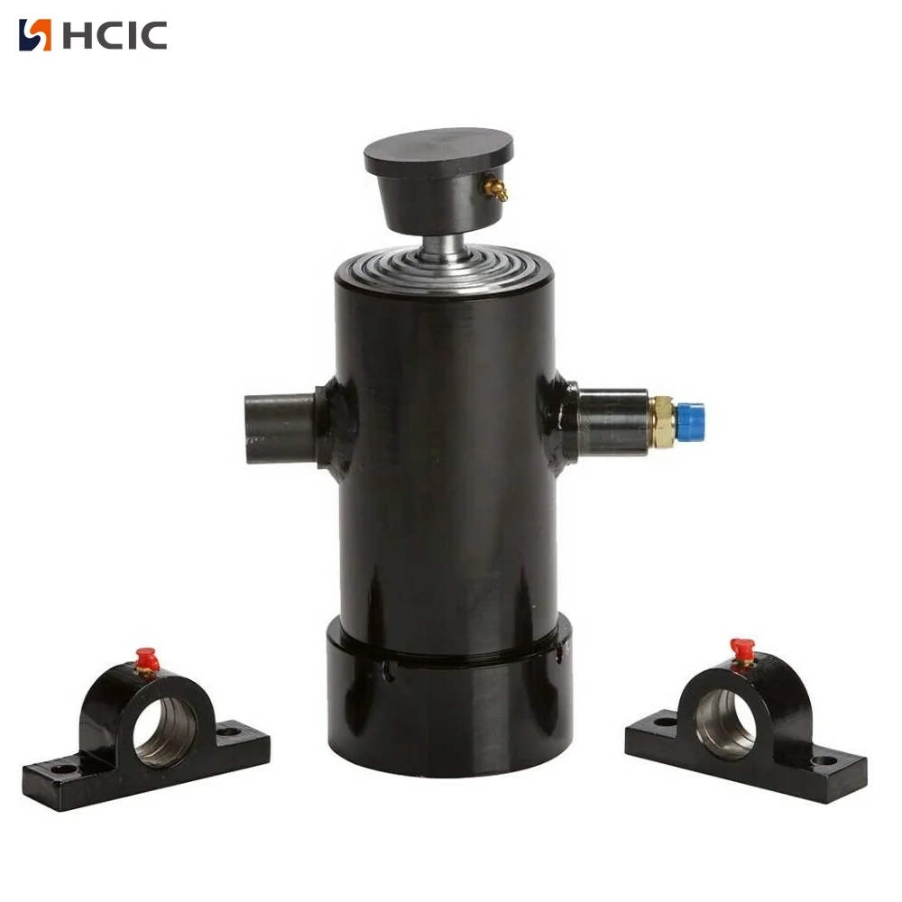 Mali teleskopski hidravlični cilinder šasije nagibne prikolice